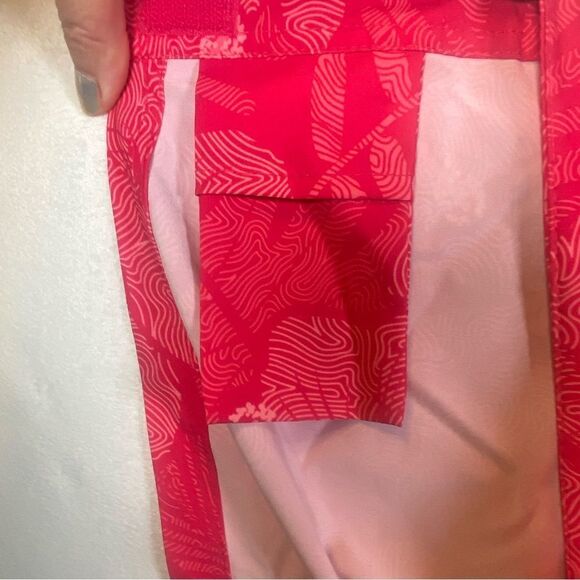 Rip Skirt Hawaii Pink Floral Hibiscus Design Wrap Skirt Size Medium - Picture 7 of 11